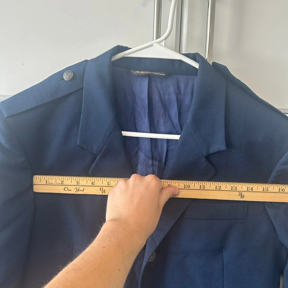 American Craftsman Patriot Weintraub Bros Military Blazer Navy Blue Uniform Coat